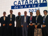 catarata, cirugía de catarata, oftalmología, oftalmólogos, congreso de catarata, actualización médica, actualización profesional, lentes intraoculares, cálculo de lentes intraoculares, facodinámica, trifocalidad, monovisión, complicaciones quirúrgicas, segmento anterior, salud visual, cirugía oftalmológica, educación médica continua, avances en catarata, especialistas en oftalmología, Sociedad Ecuatoriana de Oftalmología, Sociedad Ecuatoriana de Catarata y Segmento Anterior, Quito, congreso médico, evidencia clínica, innovación en oftalmología